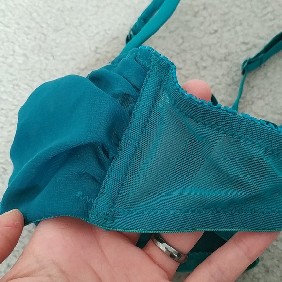 NWOT ASOS Boudoir Mesh underwire bra 32B - Picture 5 of 9